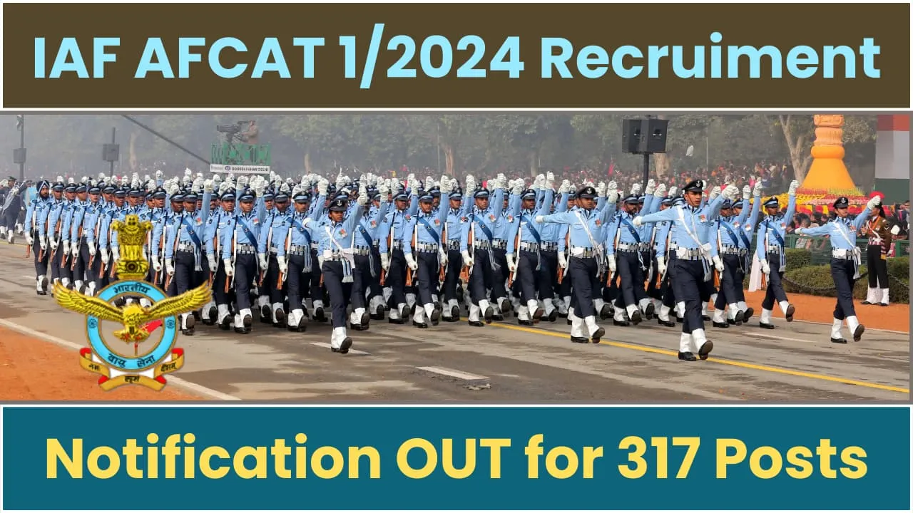 Air force AFCAT 01/2024 Admit Card out for 317 Post Sarkari Result