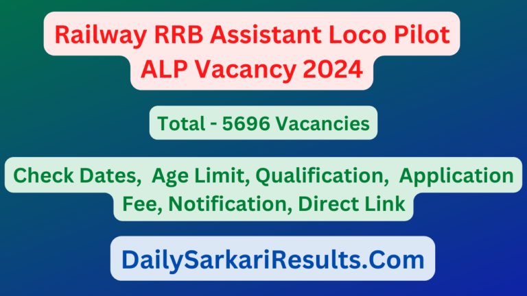 Railway RRB Assistant Loco Pilot ALP Vacancy 2024 For 5696 Post   Railway RRB Assistant Loco Pilot ALP Vacancy 2024 768x432 