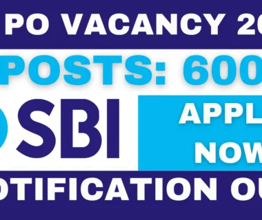 sbi po recruitment 2024-25 Notification