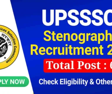 UPSSSC-Stenographer-Vacancy-2024