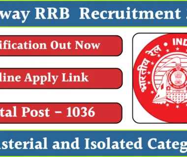 RRB Ministerial and Isolated Categories Recruitment 2025